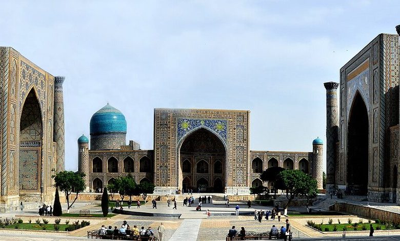 Площадь Регистан, Самарканд, Узбекистан